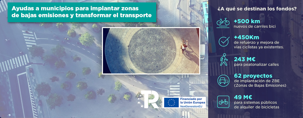 Séptima imagen del carrusel de la portada del Ministerio de Transportes, Movilidad y Agenda Urbana.