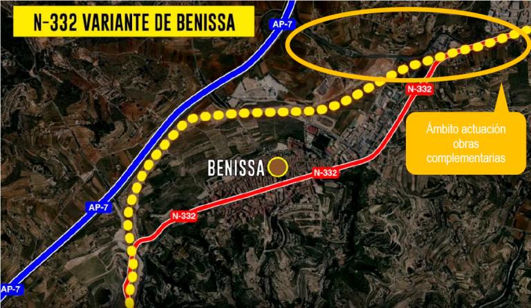 Imagen noticia: N-332 Variante de Benissa - Ministerio de Transportes, Movilidad y Agenda Urbana.
