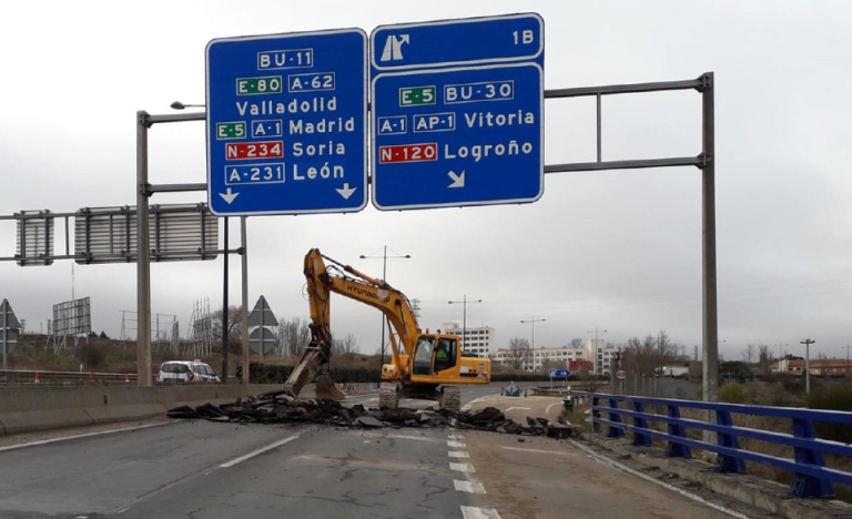 Imagen noticia: Carretera BU-11 cortada por obras - Ministerio de Transportes, Movilidad y Agenda Urbana.