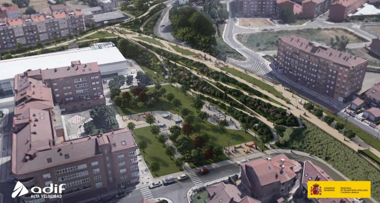 Imagen noticia: Propuesta del futuro Parque Juan Pedro Aparicio - Ministerio de Transportes, Movilidad y Agenda Urbana.