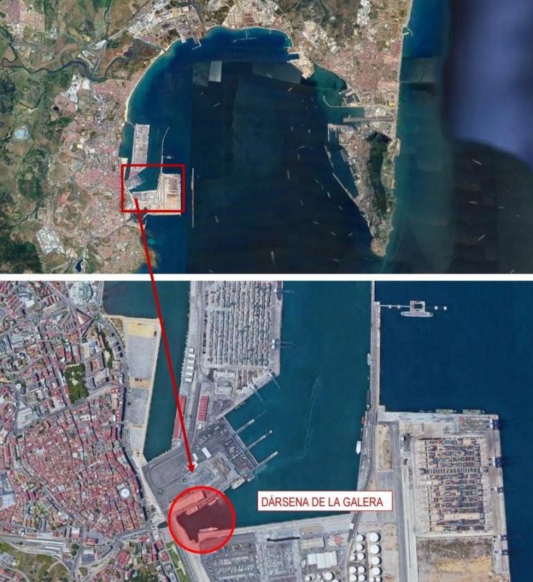 Imagen noticia: Vista aérea Puerto de Algeciras, dársena de la Galera - Ministerio de Transportes, Movilidad y Agenda Urbana.
