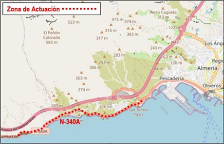 Mapa Almería - Ministerio de Transportes, Movilidad y Agenda Urbana. - Ministerio de Transportes, Movilidad y Agenda Urbana.
