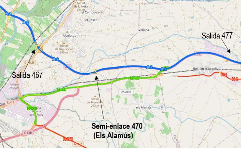 Imagen noticia: Mapa tramo de actuación - Ministerio de Transportes, Movilidad y Agenda Urbana.