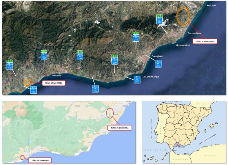 Imagen noticia: Mapa de los túneles licitados - Ministerio de Transportes, Movilidad y Agenda Urbana.