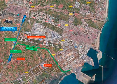 Puerto de Sagunto - Ministerio de Transportes, Movilidad y Agenda Urbana. - Ministerio de Transportes, Movilidad y Agenda Urbana.